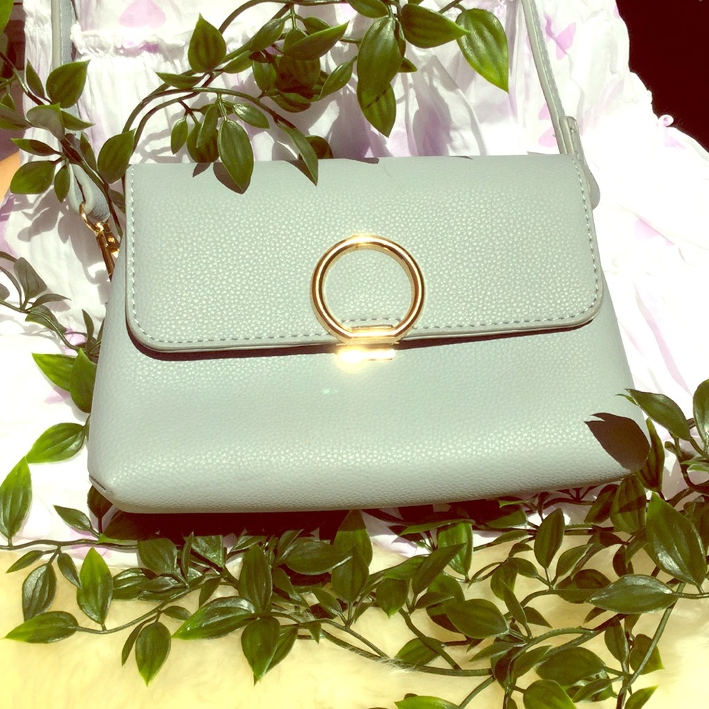Blue fashion bag